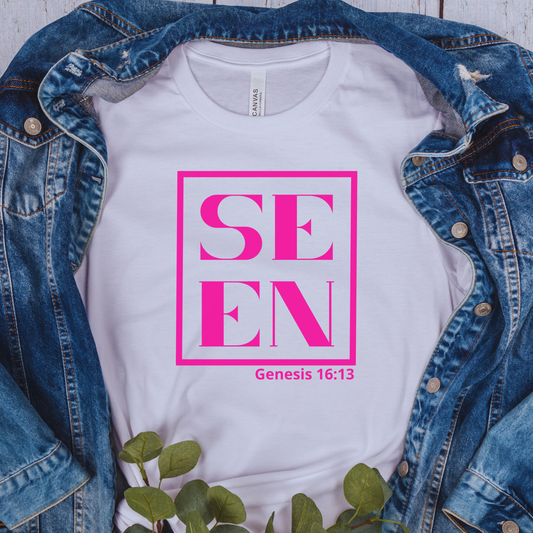 Seen  - White and Pink