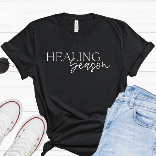 Healing Season Unisex Tee - Black