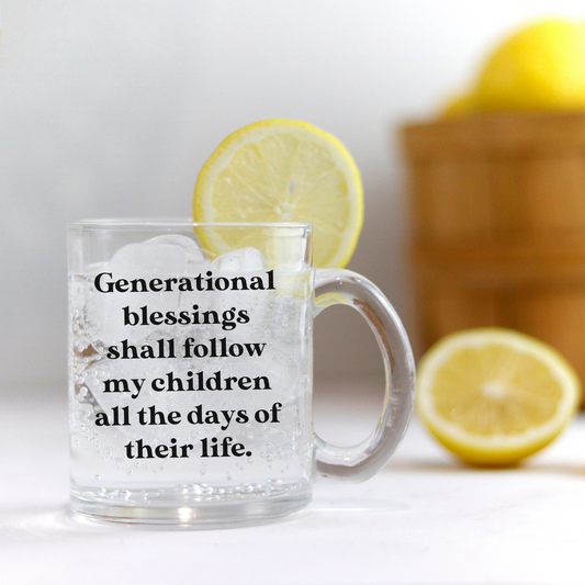 GENERATIONAL BLESSINGS - GLASS MUG