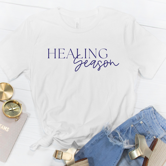 Healing Season Unisex Tee - White