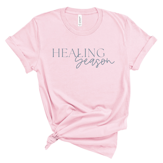 Healing Season Unisex Tee - Pink